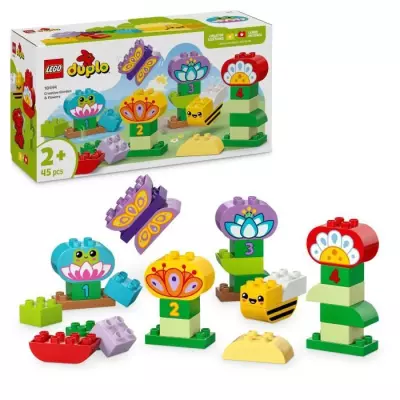 LEGO DUPLO Ma ville 10444: Jardin Créatif et Fleurs - Jeu de Construction