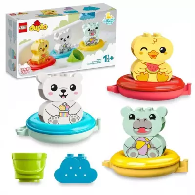 Jouet de Bain LEGO 10965 DUPLO - Train Flottant des Animaux - Multicolore