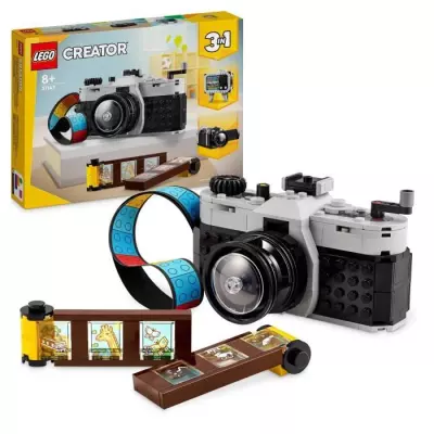 LEGO 31147 Creator 3en1 Appareil Photo Rétro - Jouet Transformable