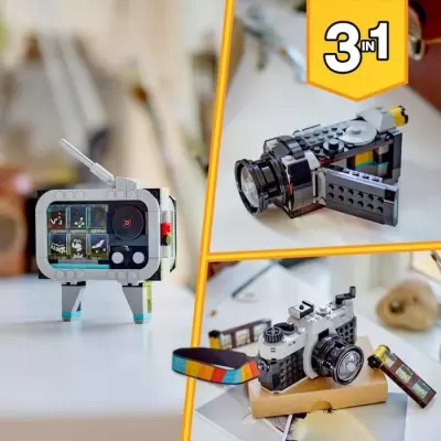 LEGO 31147 Creator 3en1 Appareil Photo Rétro - Jouet Transformable