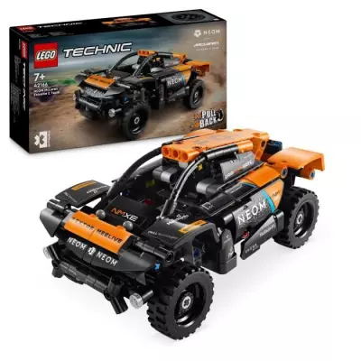 LEGO 42166 Technic NEOM McLaren Extreme E Race Car : Jeu de Voiture à Rétrofriction pour Enfants