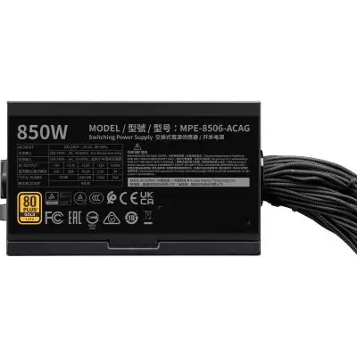 Alimentation PC - COOLER MASTER - MPE-8506-ACAG-BEU - MWE Gold 850 V3 Non Modulaire - ATX 3.1 - 80+ GOLD - 850 W