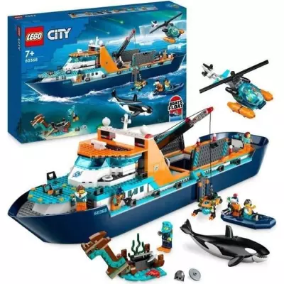 Explore les océans avec le Le Navire d'Exploration Arctique LEGO City 60368