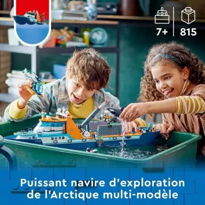 Explore les océans avec le Le Navire d'Exploration Arctique LEGO City 60368