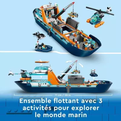 Explore les océans avec le Le Navire d'Exploration Arctique LEGO City 60368