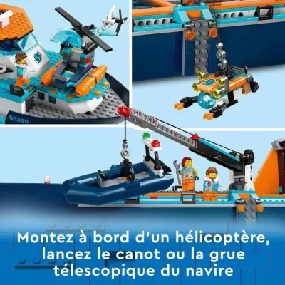 Explore les océans avec le Le Navire d'Exploration Arctique LEGO City 60368