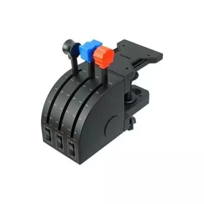 Manette simulateur de vol - Filaire - Logitech G - Saitek Pro Flight - Compatible PC - Noir Manette simulateur de vol - Filaire - Logitech G - Saitek Pro Flight - Compatible PC - Noir