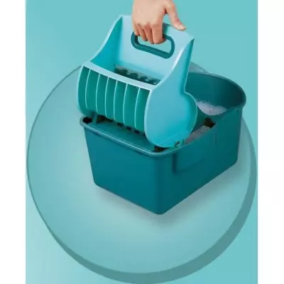 Set balai serpillere seau essoreur Profi Compact 55092 Leifheit - Lave sol 42 cm