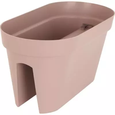 Jardinière pour balcon Capri - 30 x 60 x H 30 cm - Gris taupe