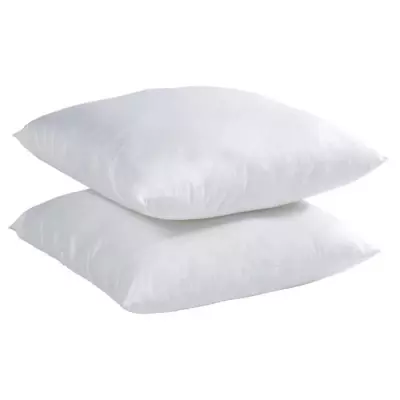 Lot de 2 oreillers Microfibre Anti-Acariens 60x60cm - Pack de confort pour des nuits saines