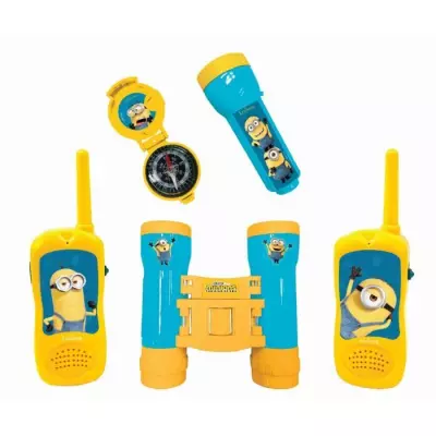 Kit d'aventurier avec Talkie-Walkies Les Minions - Portée 120m