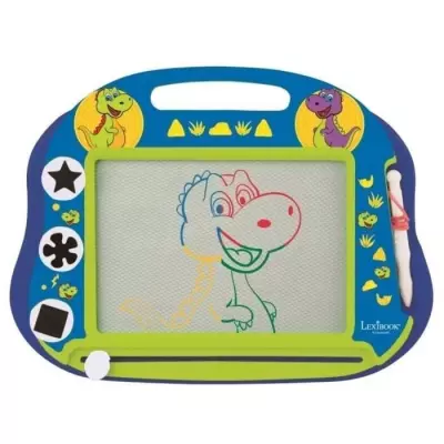 Ardoise Magnétique Enfant Dinosaure Multicolore - Effaçable & Amusant