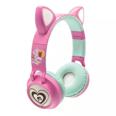 Casque enfant Barbie LEXIBOOK Bluetooth 5.0 - Effets lumineux - Microphone intégré