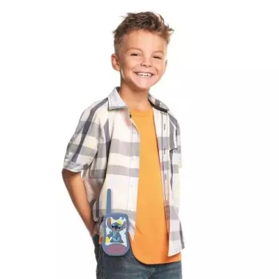 Talkies-Walkies Disney Stitch - Portée 200m - Bleu - Jouet Fun