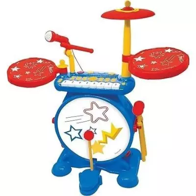 Lexibook Batterie Électronique Lumineuse pour Enfant - Complète - Dès 3 ans