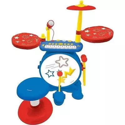 Lexibook Batterie Électronique Lumineuse pour Enfant - Complète - Dès 3 ans