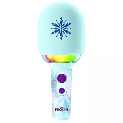 Microphone Karaoke Reine des Neiges - 3 modes et 4 effets vocaux