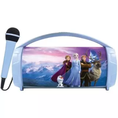 Enceinte Bluetooth Sans-Fil La Reine des Neiges Lumineuse - Idéale pour les enfants