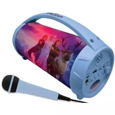 Enceinte Bluetooth Sans-Fil La Reine des Neiges Lumineuse - Idéale pour les enfants
