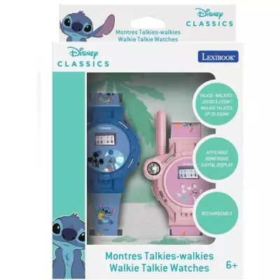 Montre digitale Stitch talkie-walkie: portée 200m