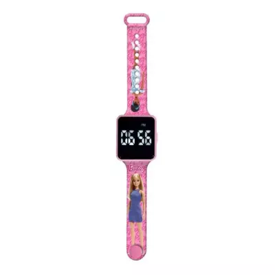 Montre LED connectée Barbie - Bracelet ajustable - Jeu enfant