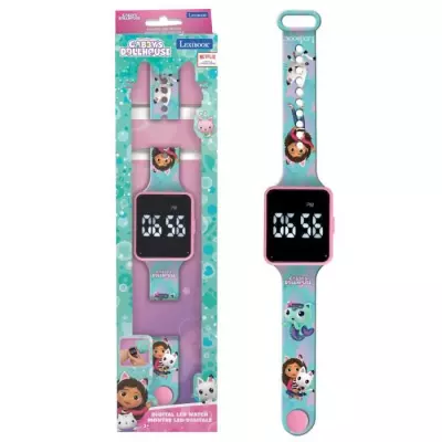 Montre LED connectée Gabby et la Maison Magique : Accessoire de jeu enfant