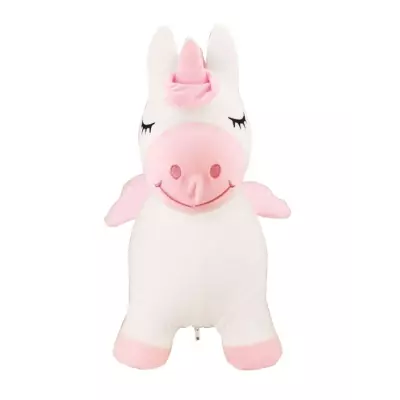 Porteur Licorne Sauteuse Gonflable Peluche - Pour Enfant 3 ans+