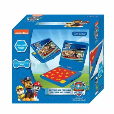 Lecteur DVD enfant Pat Patrouille - Écran LCD 7” - Batterie rechargeable