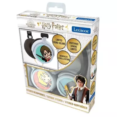 Casque stéréo pliable Harry Potter enfant - Limitation volume 