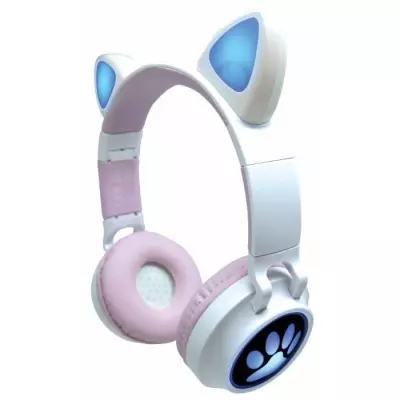 Casque audio 2-en-1 oreilles de chat LEXIBOOK - Rose - Enfants 4 ans
