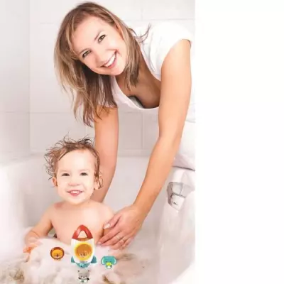 Jeu de bain fusée avec animaux - LEXIBOOK - pour enfants de 18 mois et +