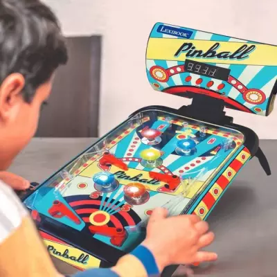 Flipper électronique LEXIBOOK pour enfants - Effets lumineux et sonores