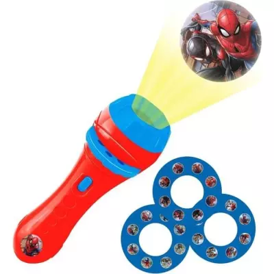 Projecteur et lampe torche Spider-Man - LEXIBOOK, idéal pour les enfants!