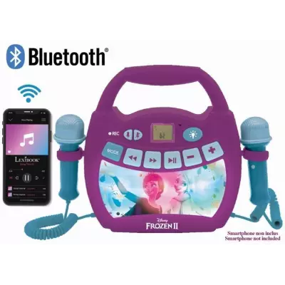 Enceinte Bluetooth La Reine des Neiges - Effets Lumineux et Micros