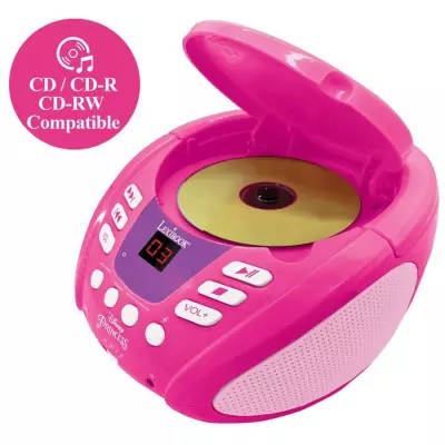 LECTEUR CD Bluetooth Disney Princess avec Effets Lumineux - Compact et Ludique