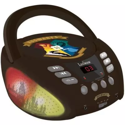Lecteur CD Bluetooth transportable Harry Potter avec effets lumineux - LEXIBOOK