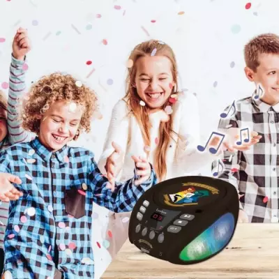 Lecteur CD Bluetooth transportable Harry Potter avec effets lumineux - LEXIBOOK