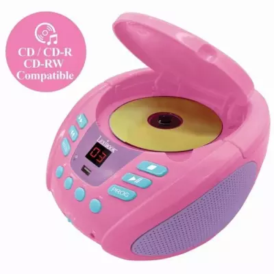 Lecteur CD Licorne Bluetooth pour Enfant - Effets Lumineux - USB