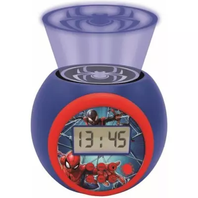 Réveil projecteur SPIDER-MAN avec minuteur - LEXIBOOK