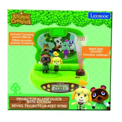 Réveil Projecteur Animal Crossing 3D - Dimensions: 21x19x20 cm Réveil Projecteur Animal Crossing 3D - Dimensions: 21x19x20 cm