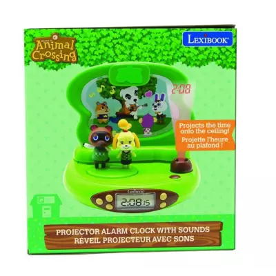 Réveil Projecteur Animal Crossing 3D - Dimensions: 21x19x20 cm Réveil Projecteur Animal Crossing 3D - Dimensions: 21x19x20 cm
