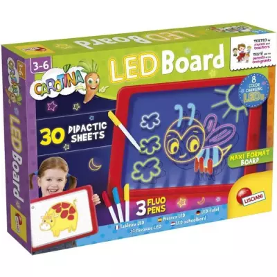 Tableau LED LISCIANI Carotina - Dessins lumineux & Feutres fluo