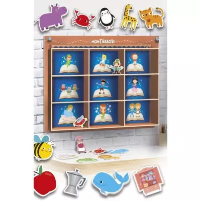 Boîte géante Montessori Baby - Activités variées - Découvertes amusantes