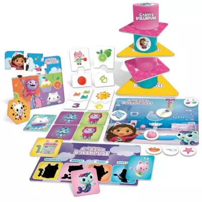 Collection éducative LISCIANI - Gabby's Dollhouse - Jeux variés - Maison de poupée