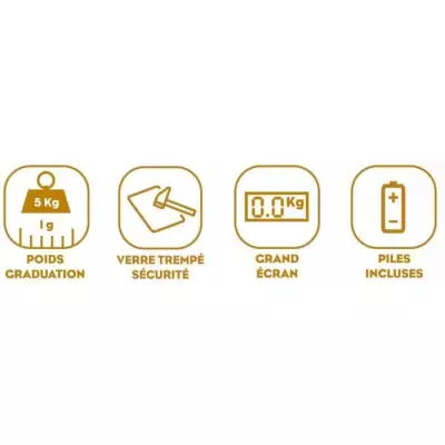 Balance culinaire Slim - Orange compacte et moderne