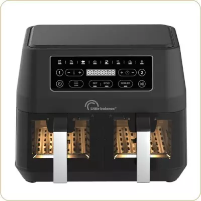 Friteuse diététique LITTLE BALANCE - Crousty light duo - 9L - 2460W