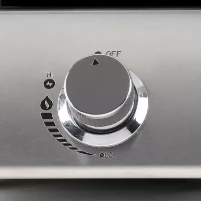 Plancha à gaz LIVOO DOC296 - 2 brûleurs - Gris, Compact et Performant