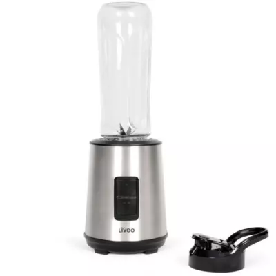 Mélangeur compact LIVOO - DOP240 - 600 ml - 300 W - Acier inoxydable / Noir
