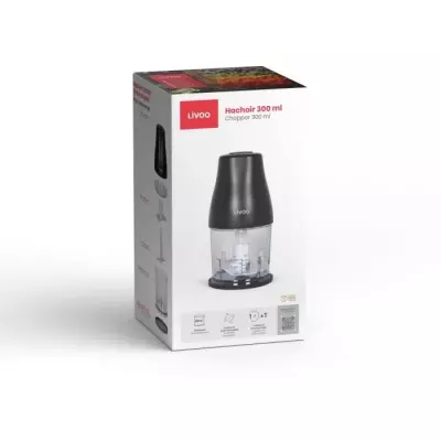 Hachoir électrique LIVOO 300ml - Noir - 400W
