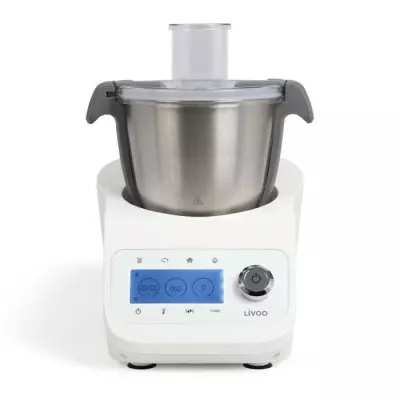 Robot multifonctions Super Cooker Livoo DOP219W - 12 vitesses - 1000W - Blanc